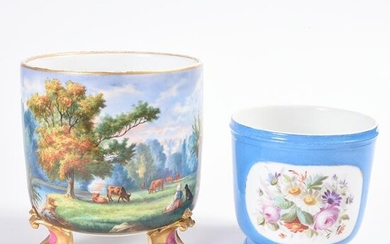Two French Porcelain Jardinieres.