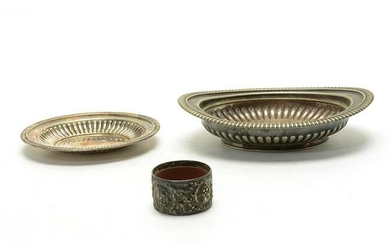 Two Tiffany & Co. Ribbed Bowls with Additional.