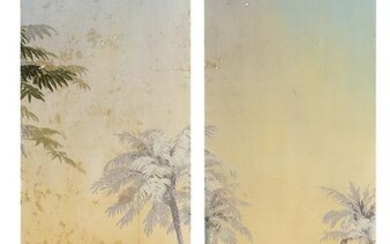 Two Zuber "El Dorado" Wallpaper Panels