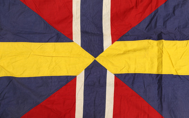 UNION FLAG, Swedish-Norwegian Union, early 20th century.