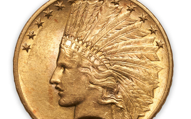 United States 1913 Indian Head $10 Eagle Gold Coin.