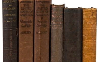 United States History (6) Antique Books