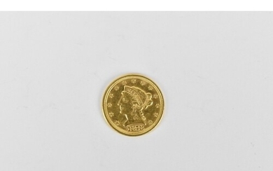 United States of America - gold 2 1/2 Dollar 'coronet head' ...