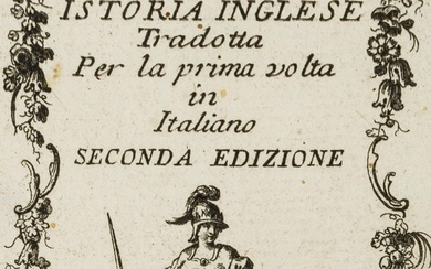 Unknown (18th), Front page, Fanni. Istoria Inglese, 1774, Copper engraving