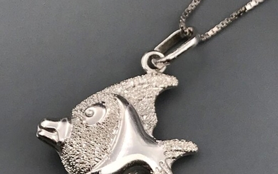 UnoAErre - 18 kt. White gold - Necklace with pendant