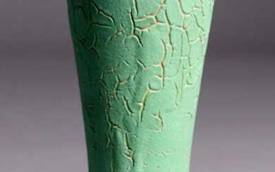 Valentien Pottery Corseted Vase c1910