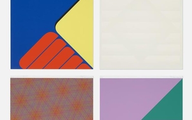 Various, four works from Domberger Siebdruck-Kalender