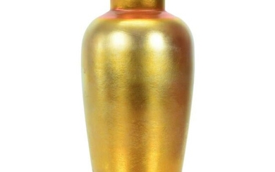 Vase, Signed Aurene By Steuben Art Glass