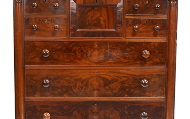 Victorian Scottish mahogany chest of drawers