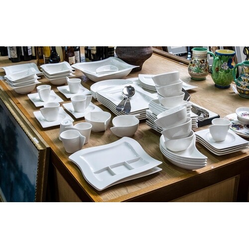 Villeroy & Boch 'New Wave' Dinner Set, 72 Pieces in total co...