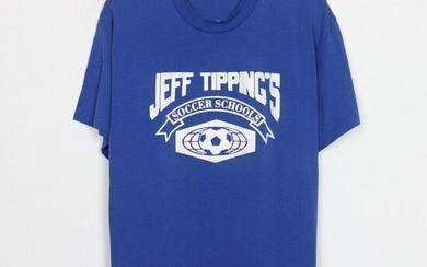 Vintage 1990s Nike Jeff Tipping's Soccer School Shirt