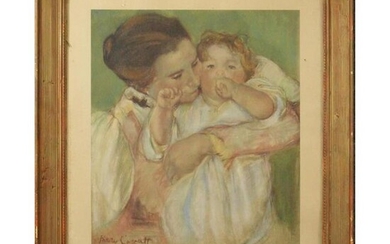 Vintage MARY CASSATT Lithograph Numbered 269 of 300