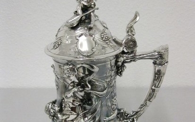 WMF - Large lidded jug - Art Nouveau