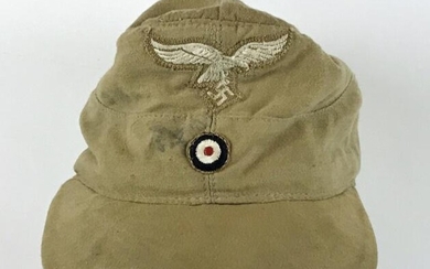 WW2 German Luftwaffe Tropical Field Cap