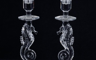 Waterford Crystal Seahorse Candlesticks