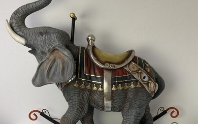 Whimsical Jewelled Rocking Elephant