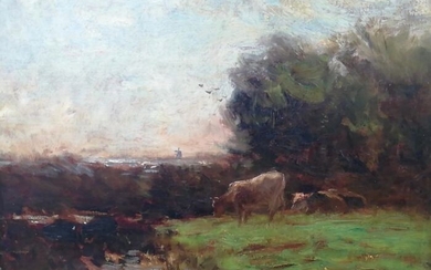 Willem Maris (1844 - 1910) - Weidelandschap met koeien
