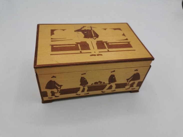 Wood Box from KL Grini - Concentration Camp - Shoah
