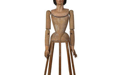 Wooden mannequin, Naples, late 18th-early 19th century