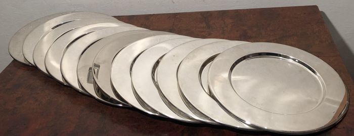 silver plated under plates - Silverplate