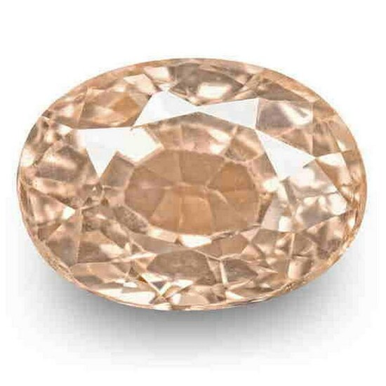 0.41-Carat GRS-Certified Unheated Soft Orangy Pink