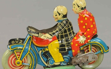 ENGLISH CLOWNS ON MOTORCYCLE