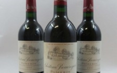12 bouteilles CHÂTEAU BEAUREGARD 1994 Pomerol (étiquettes abimées)