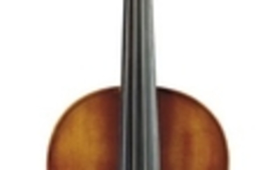 Modern German Viola - C. 1960, labeled MADE IN GERMANY, length of one-piece back 16 inches (40.6 cm).