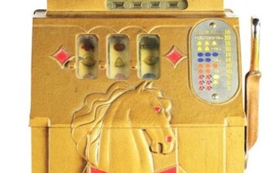 10¢ HORSE HEAD BONUS SLOT MACHINE.