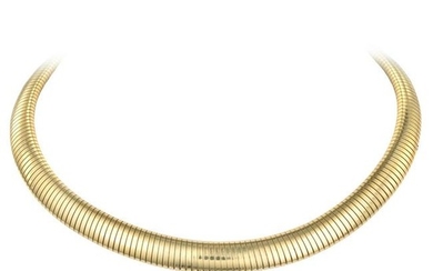 Tiffany & Co. Gold Gas Pipe Collar Necklace