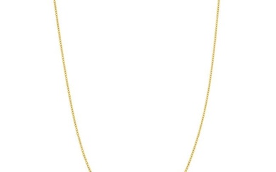 14K Yellow Gold .66mm Box Chain with