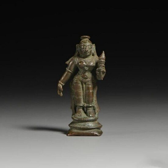 15th Century Indian Red copper Sculpture-Auspicious