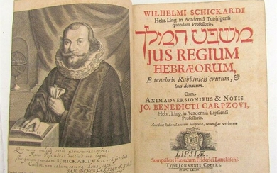 1674 HEBREW LAW of KINGS antique Judaica Question of