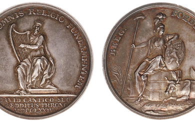 1774 - Medal 'Invoering van de nieuwe psalmberijming' (VvL.496) -...