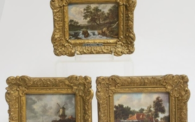 17th C. Dutch Artist Style Framed Pictures