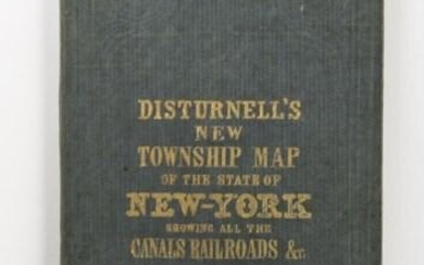 1847 Smith - Disturnell Pocket Map of New York