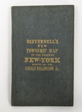 1847 Smith - Disturnell Pocket Map of New York