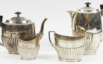1896 Henry Matthews Birmingham Sterling Tea Set