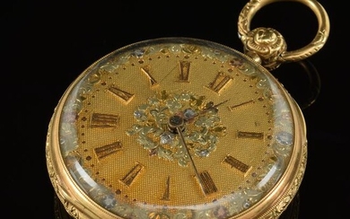 18K Gentleman's 19th century Hunting case pocket watch