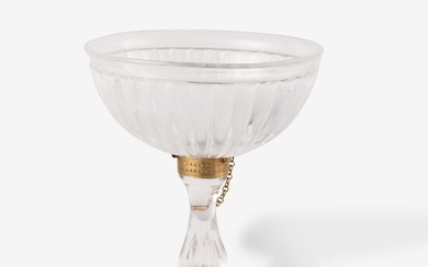 18Kt GOLD AND ROCK CRYSTAL CUP