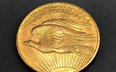1908 Twenty Dollar Gold Coin