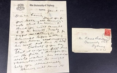 1935 letter AP Elkin telling Ledoux go to Murik