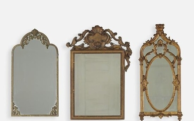 19th-20th Century, Mirrors, set of three