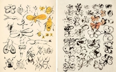 ANDY WARHOL | Happy Bug Day; and Happy Butterfly Day (two works)