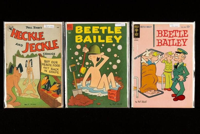 34 Beetle Bailey & Heckle and Jeckle Comics