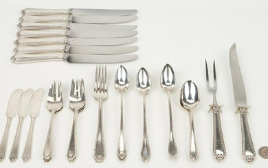 35 pieces flatware incl. Reed & Barton Hawthorne