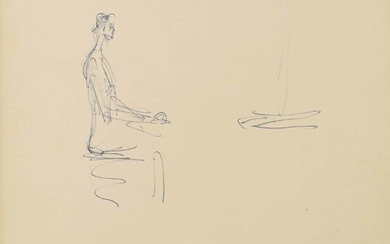 Alberto Giacometti (1901-1966), La main, Femme assise de profil et Le chien