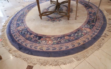 (4) SCULPTURED CHINESE RUGS