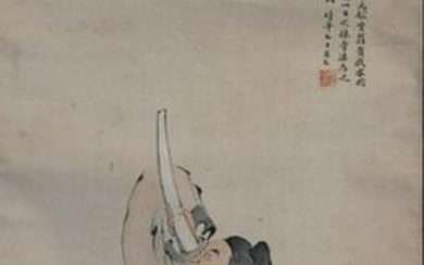 Chinese Painting of Zhongkui, Chen Huiting