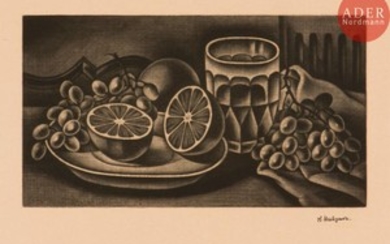Kiyoshi Hasegawa (1891 1980) Oranges et raisins. 1…